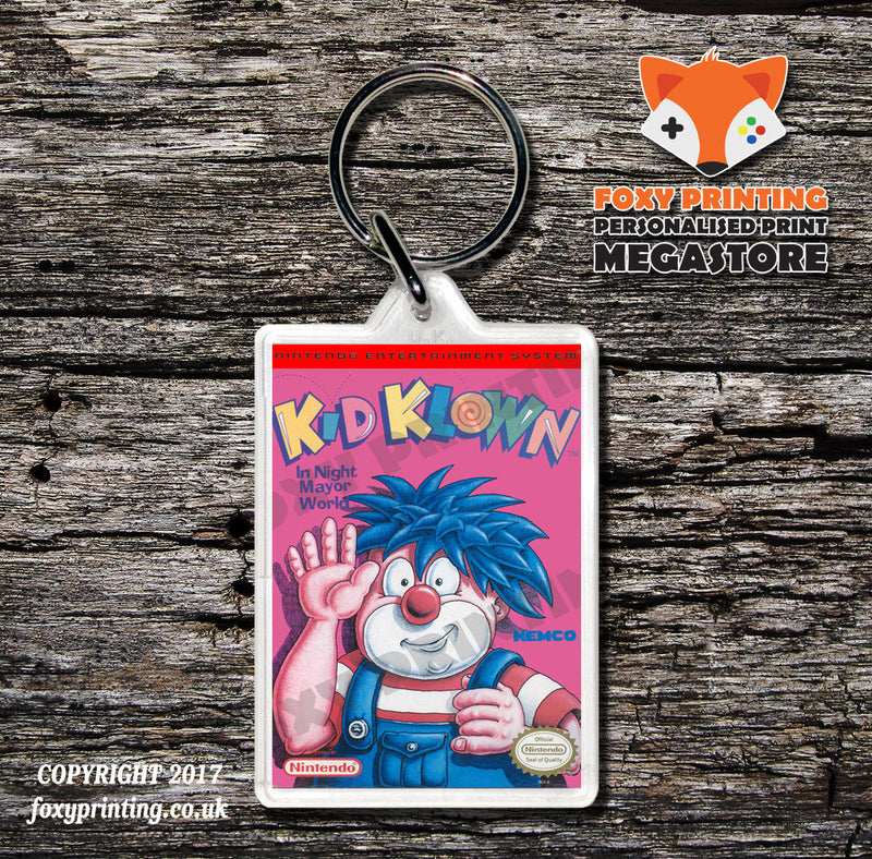 Kid Icarus Retro NES Game Cover Art Gaming Keyring