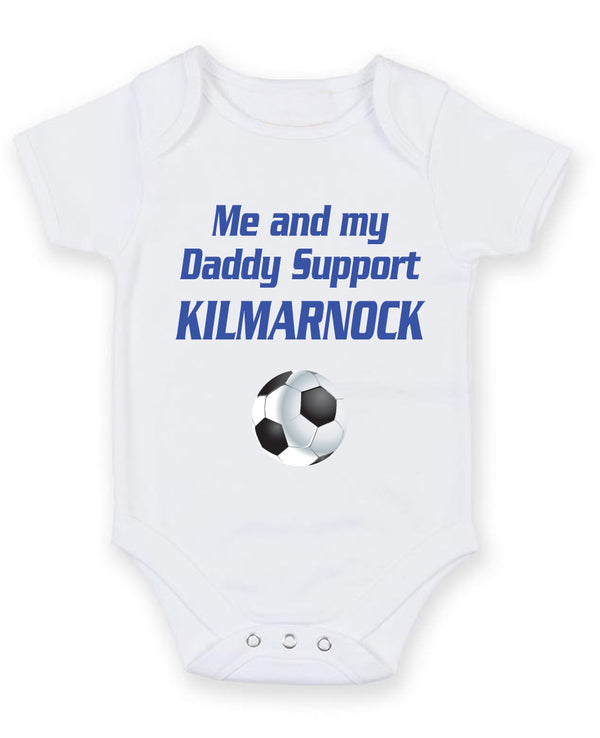 Kilmarnock Me and my Daddy Football Fan Baby Grow Bodysuit