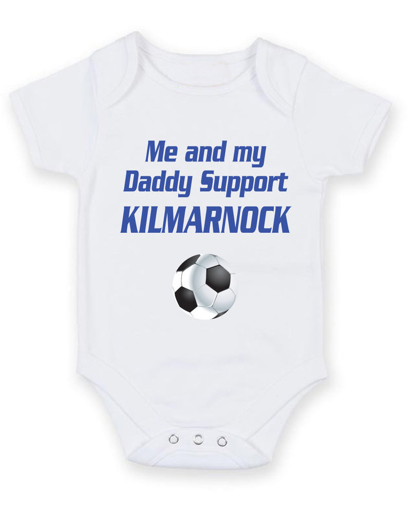 Kilmarnock Me and my Daddy Football Fan Baby Grow Bodysuit