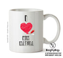 I Love Kim Matula Mug - I Love Celebrity Mug - Novelty Gift Printed Tea Coffee Ceramic Mug