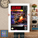 King Of Dragons Super Nintendo GAME INSPIRED THEME Retro Gaming Poster A4 A3 A2 Or A1
