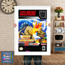 King Of The Monsters 2 Super Nintendo GAME INSPIRED THEME Retro Gaming Poster A4 A3 A2 Or A1