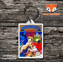 King's Quest 5 Retro NES Game Cover Art Gaming Keyring