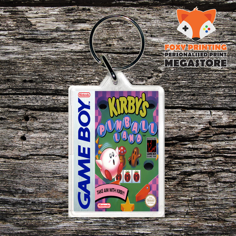 Kirby's Pinball Land Nintendo DS Style Gameboy Gaming Keyring
