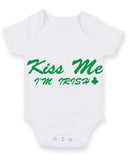 Kiss Me I'm Irish Baby Grow Bodysuit