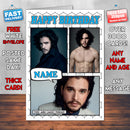 Kit Harington Personalised Celebrity Birthday Card New 2017