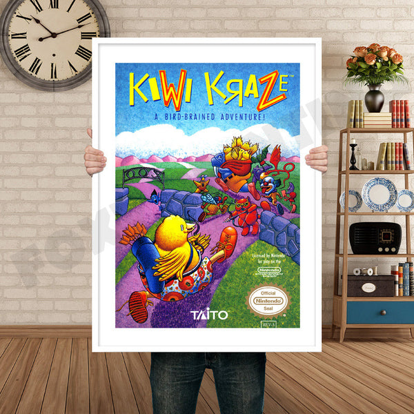 Kiwi Kraze Retro Game Inspired Theme Nintendo NES Gaming