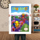 Kiwi Kraze Retro GAME INSPIRED THEME Nintendo NES Gaming A4 A3 A2 Or A1 Poster Art 338