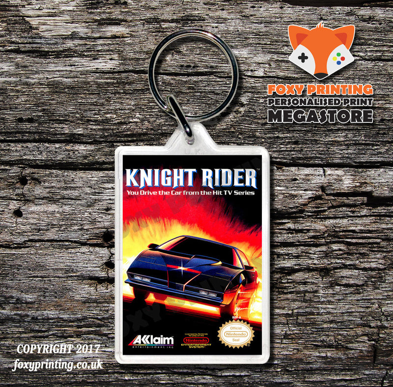 Kiwi Kraze Retro NES Game Cover Art Gaming Keyring