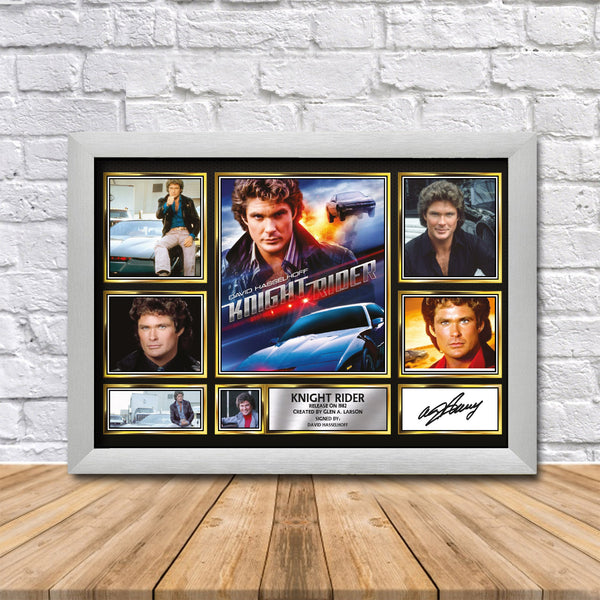 Knight Rider Printed Signature Print – Reproduction Print