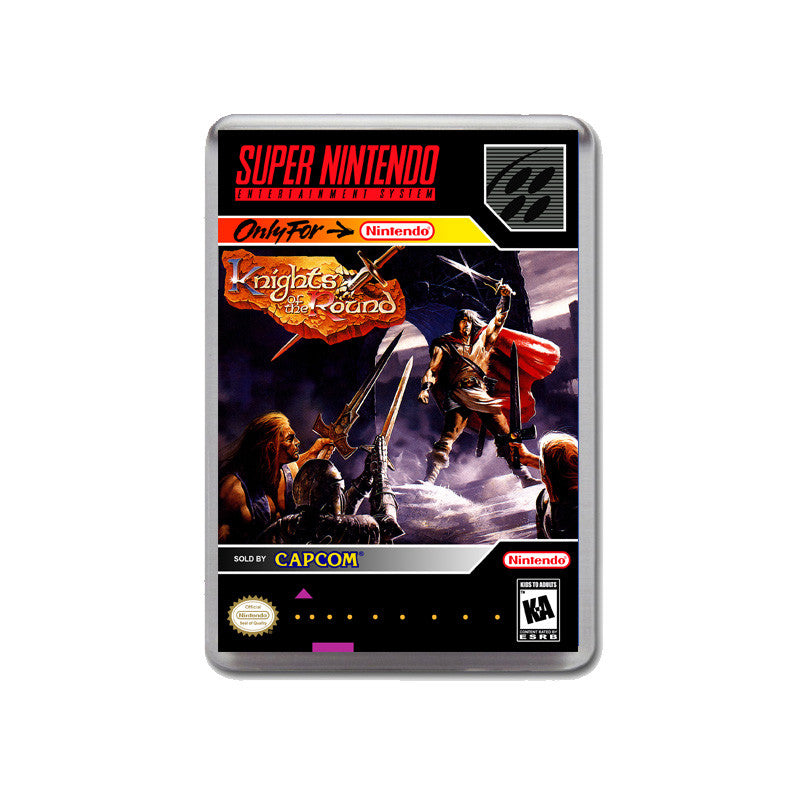 Knights Of The Round - SNES Inspired Game Retro Gaming Magnet