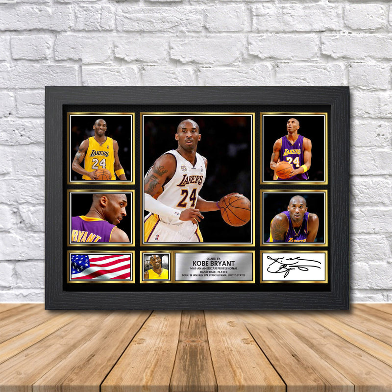 Kobe Bryant Limited Edition Signed Print