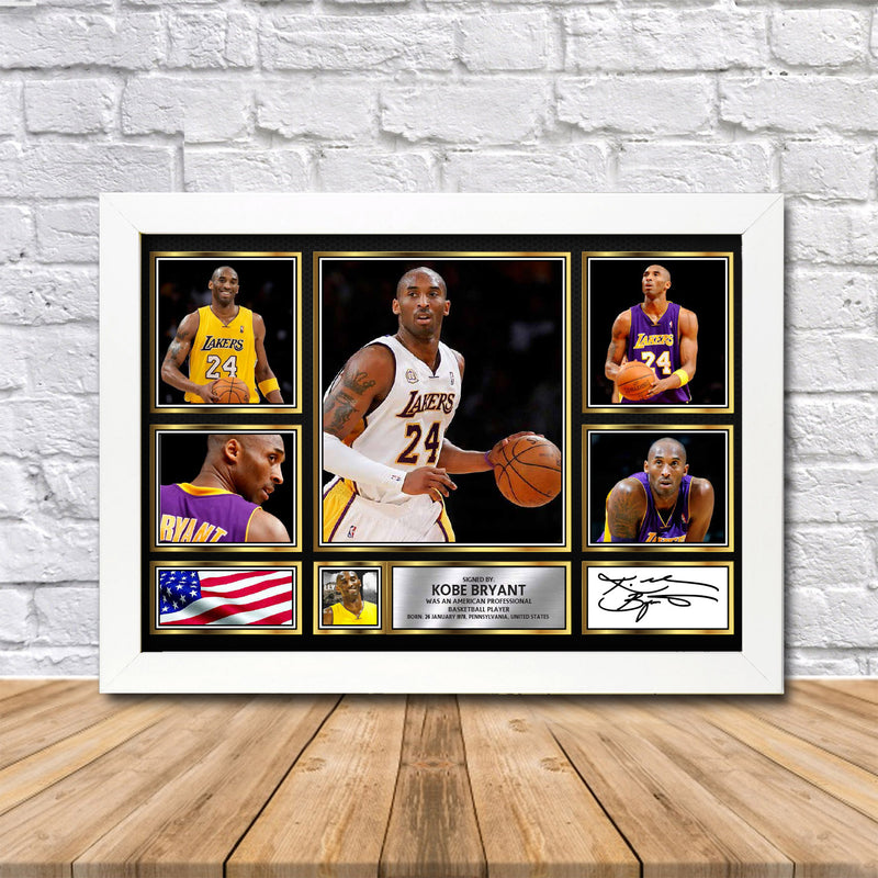 Kobe Bryant Limited Edition Signed Print