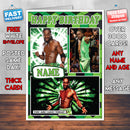 Kofi Kingston KE Inspired Style Personalised Wrestling WWE Birthday Card