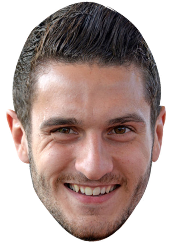 KOKE JB - Footballer Fancy Dress Cardboard Celebrity Party Face Mask