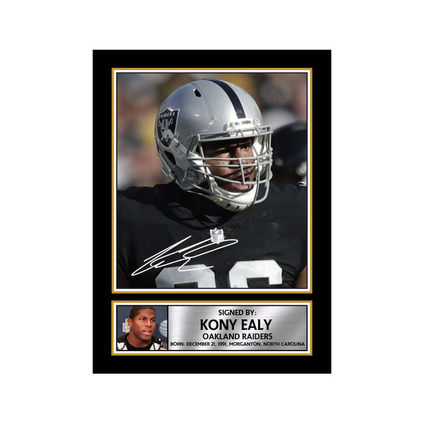 Kony Ealy American Football Printed Signature Print