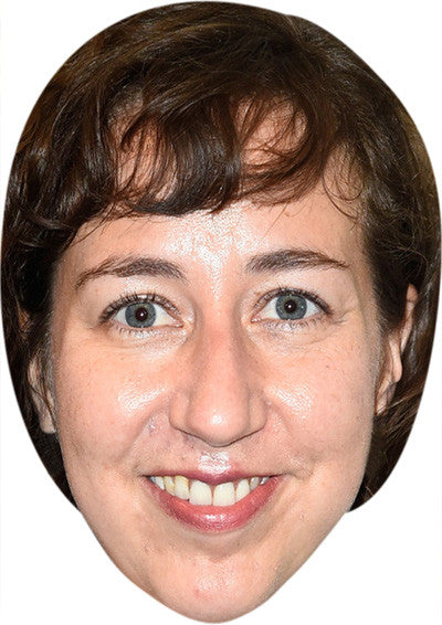 Kristen Schaal Face Mask – Fancy Dress Cardboard Costume Mask