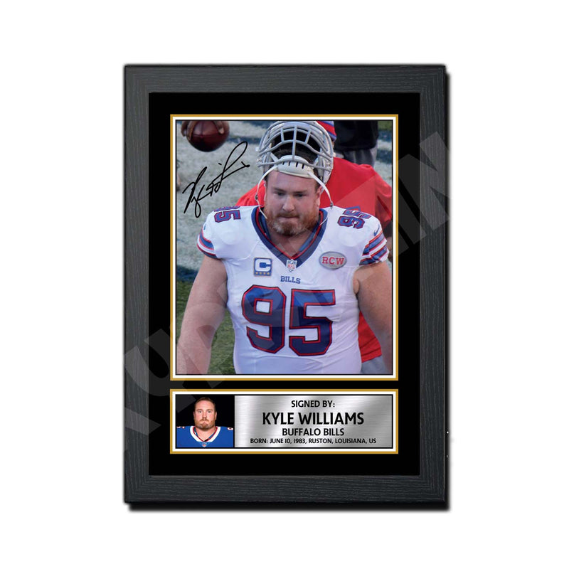 Kyle Williams 1 Limited Edition Football Signed Print - American Footballer