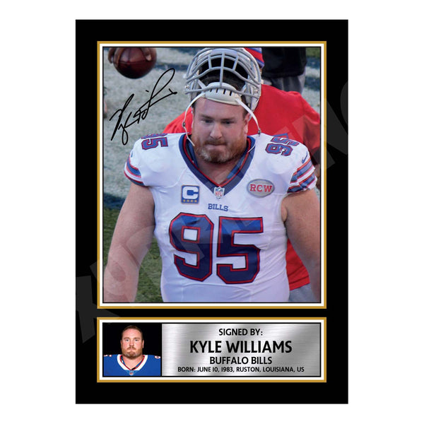 Kyle Williams 1 American Football Printed Signature Print