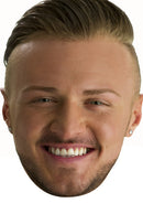 Kyle Christie TOWIE TV STARS 2018 Celebrity Face Mask Fancy Dress Cardboard Costume Mask