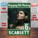 Kylie Jenner Beats Theme Style Personalised Kids Inspired Movie Birthday Card (SA)