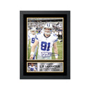 L. P. Ladouceur Limited Edition Football Signed Print - American Footballer