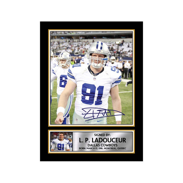 L. P. Ladouceur American Football Printed Signature Print