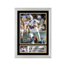 L. P. Ladouceur 2 Limited Edition Football Signed Print - American Footballer