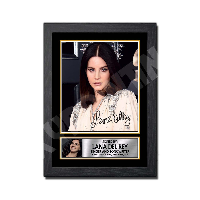 LANA DEL REY 2 Limited Edition Music Signed Print