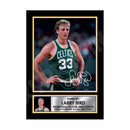 LARRY BIRD 2 Limited Edition Basketball Player Signed Print - Basketball