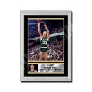 LARRY BIRD (1) Limited Edition Basketball Player Signed Print - Basketball