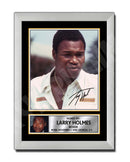 LARRY HOLMES Limited Edition Boxer Signed Print - Boxing