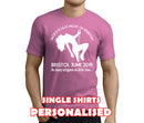 Last Night Stripper White Custom Stag T-Shirt - Any Name - Party Tee