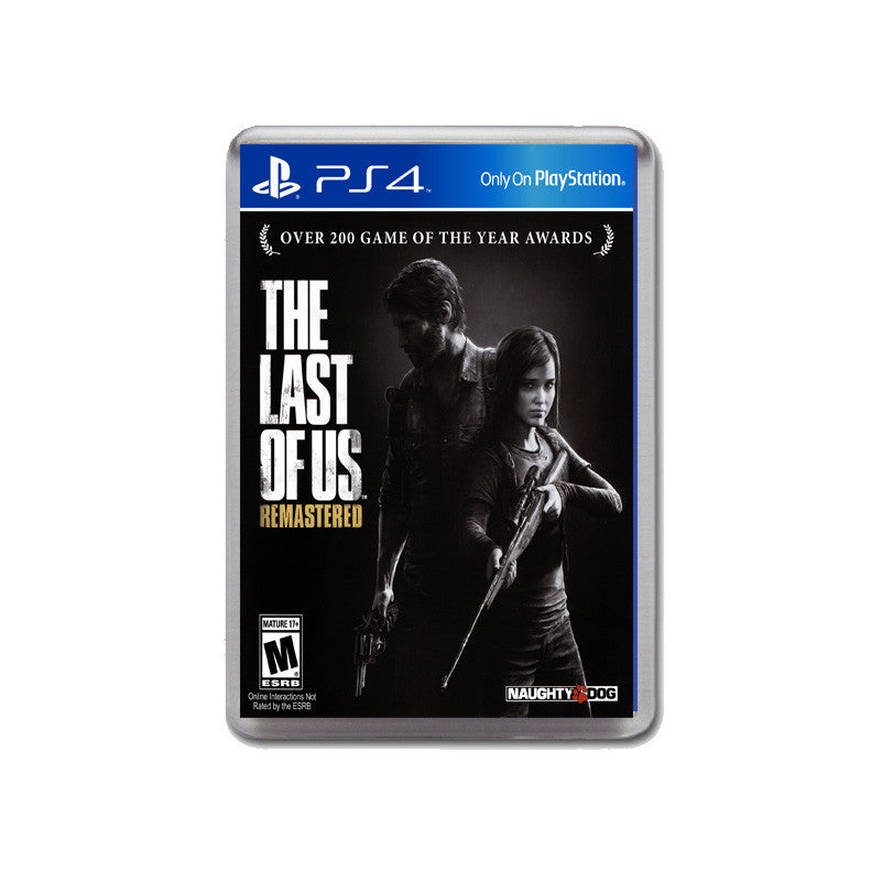 Last Of Us Remastered Ps4 Game Inspired Retro Gaming Magnet