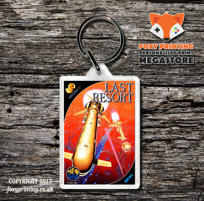 LAST RESORT NEO GEO CD Game Inspired Retro Gaming Keyring