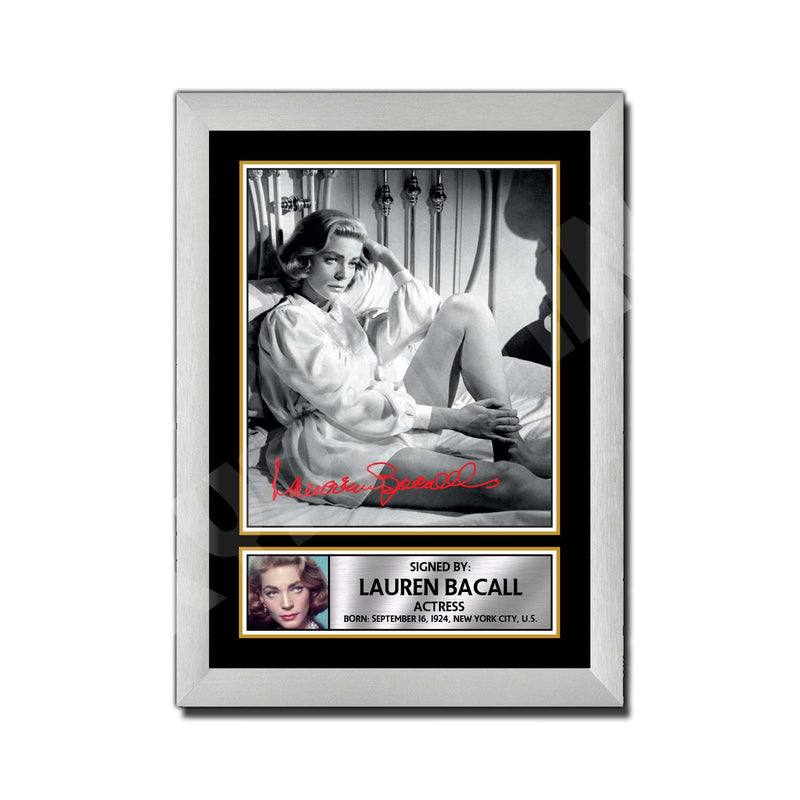 LAUREN BACALL (1) Limited Edition Tv Show Signed Print