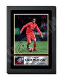 LAZAR MARKOVIC 1 Limited Edition Football Player Signed Print - Football