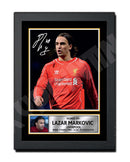 LAZAR MARKOVIC 2 Limited Edition Football Player Signed Print - Football
