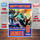 LEGENDS OF TOMMORROW BM THEME INSPIRED Style PERSONALISED Kids Adult FUNNY Birthday Card