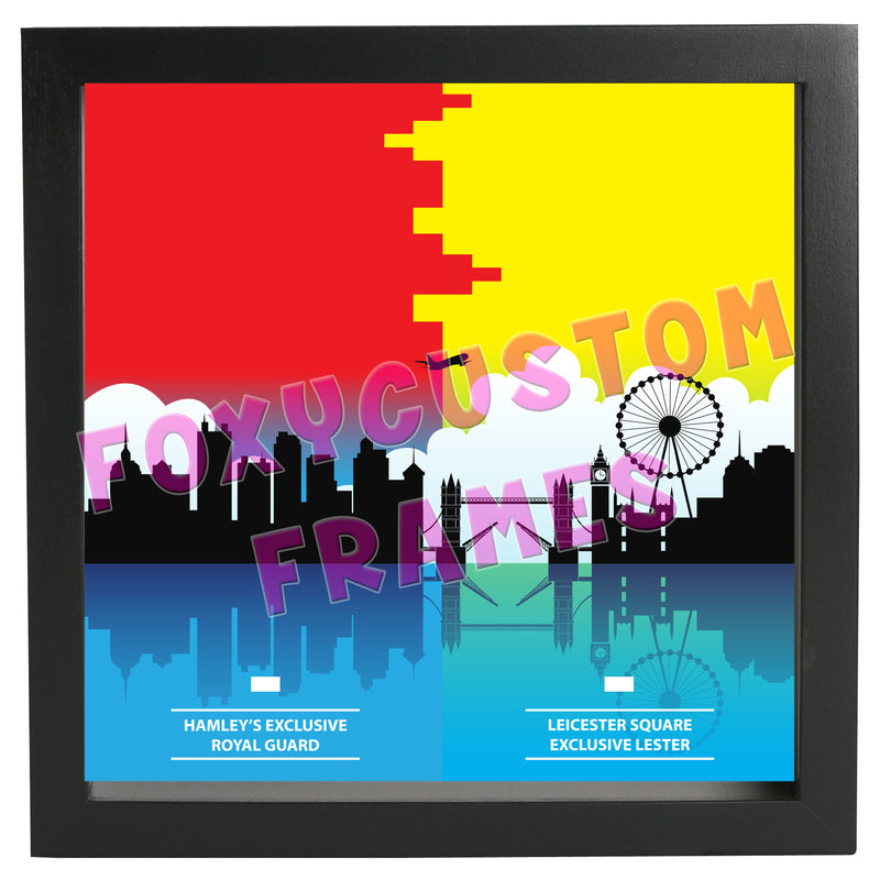 Lego London Lego Display Case - Minifigure Display Background and Frames