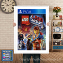 LEGO THE MOVIE PS4 GAME INSPIRED THEME PS4 GAME INSPIRED THEME Retro Gaming Poster A4 A3 A2 Or A1