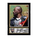 LENNIE JAMES 2 Limited Edition Walking Dead Signed Print