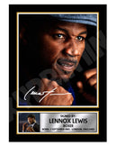 LENNOX LEWIS Limited Edition Boxer Signed Print - Boxing