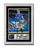 LEON OSMAN Limited Edition Football Player Signed Print - Football