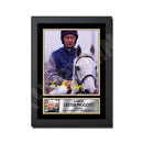LESTER PIGGOTT 2 Limited Edition Horse Racer Signed Print - Horse Racing