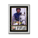LESTER PIGGOTT 2 Limited Edition Horse Racer Signed Print - Horse Racing