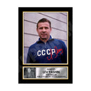 LEV YASHIN 2 Limited Edition Football Player Signed Print - Football