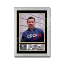 LEV YASHIN 2 Limited Edition Football Player Signed Print - Football