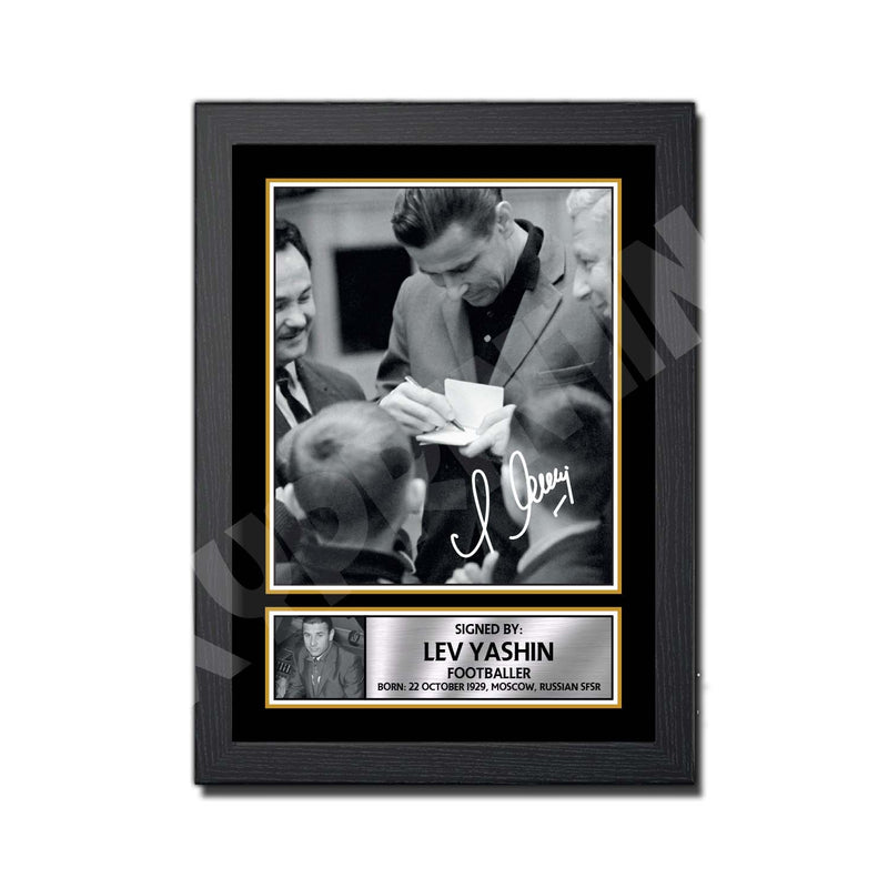 LEV YASHIN (1) Limited Edition Football Player Signed Print - Football