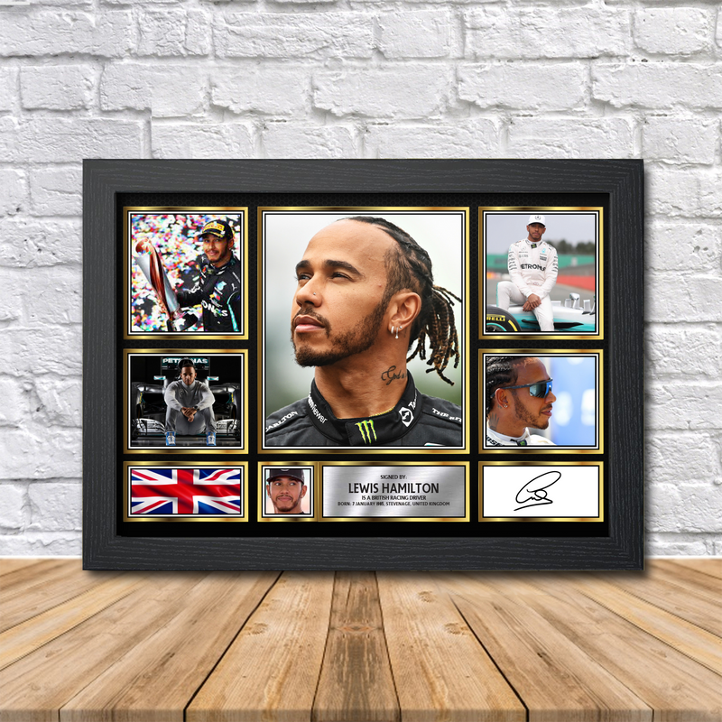 Lewis Hamilton Limited Edition Signed Print 2